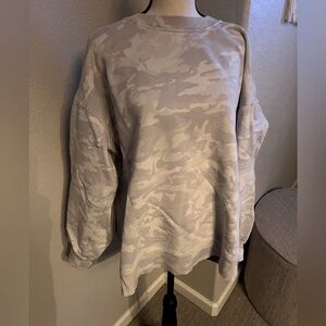 Lululemon Camo Perfectly Oversized Crew